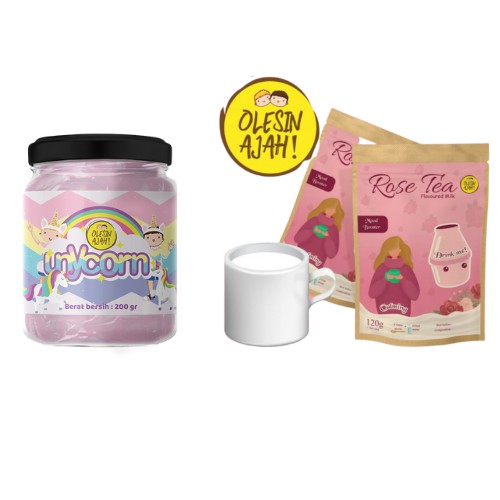

Promo OlesinAjah Selai Unycorn 200Gr + Rose Tea Premium Flavoured Drink - 120G