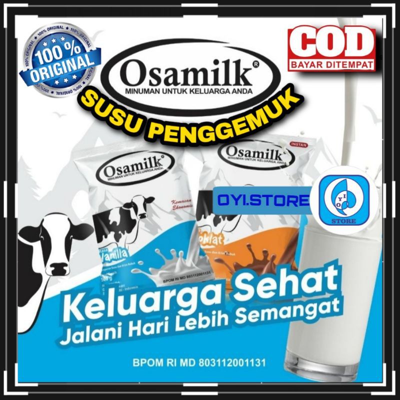 OSAMILK SUSU OSAMILK SUSU BUBUK SUSU PENGGEMUK BADAN SUSU KELUARGA SUSU KESEHATAN SUSU ANAK MURAH