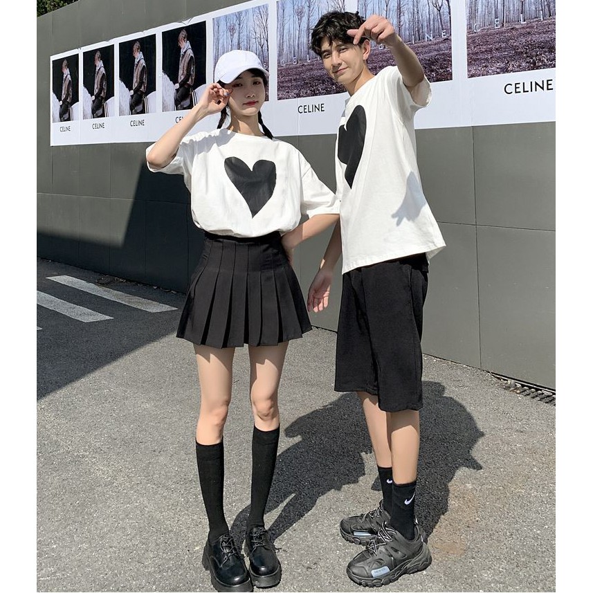 kaos couple terbaru oblong pasangan tshirt kembaran murah berkualitas keren simple update BLACKJACK
