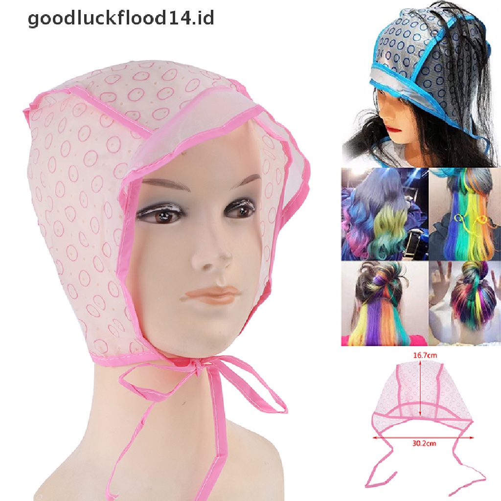 [OOID] 2Pcs/Set Highlighting Dye Coloring Hair Tipping Cap Gloves With Hook Hairs ID