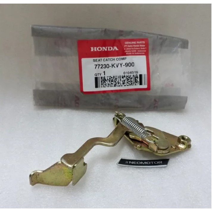 Dudukan Kunci Jok BEAT Karbu AHM 77230KVY900