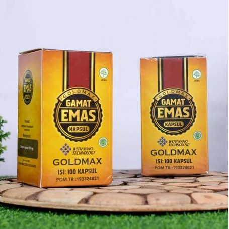 Gamat Emas Kapsul Asli Original Goldmax Ekstrak Teripang Emas Berkualitas