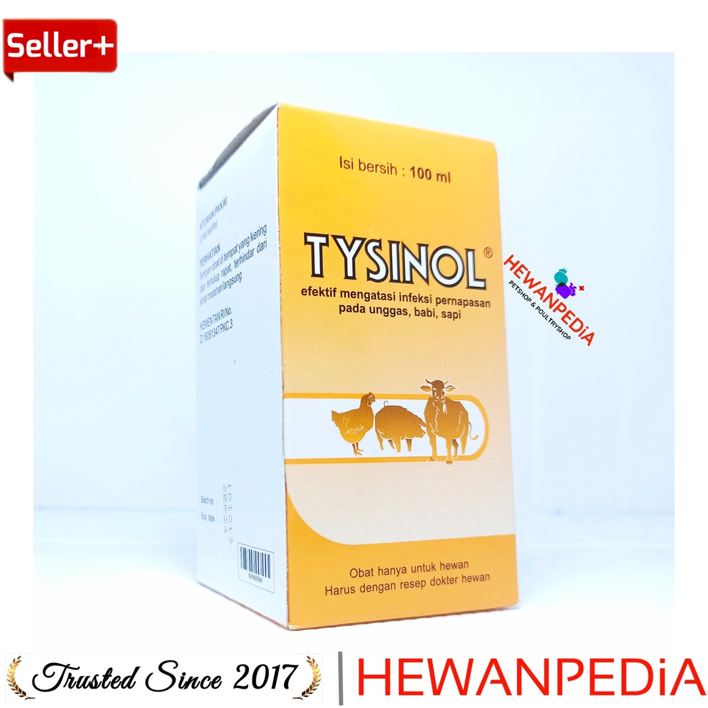 Jual Tysinol Ml Antibiotik Penyakit Sapi Babi Bebek Ayam Shopee Indonesia