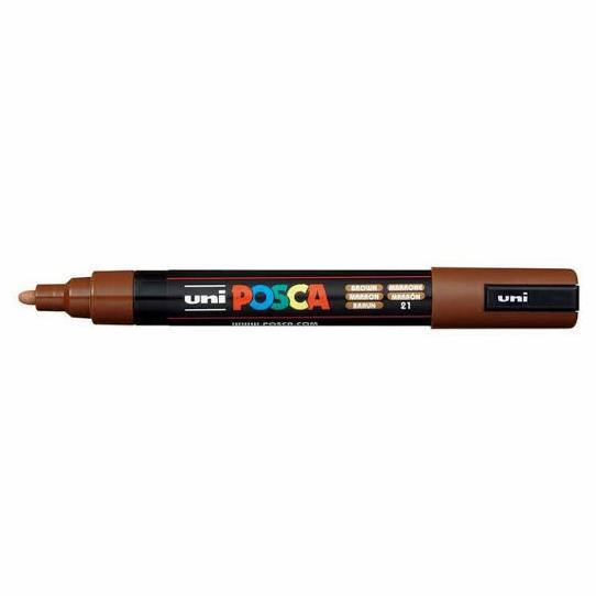 

(PERALATAN MENGGAMBAR) UNI POSCA PAINT MARKER BROWN - BROWN, PC-5M 1.8-2.5MM TERLARIS