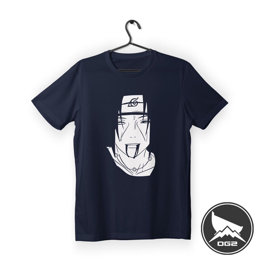 kaos anime itachi uciha death naruto sasuke A178 baju pria wanita OG2 2A A