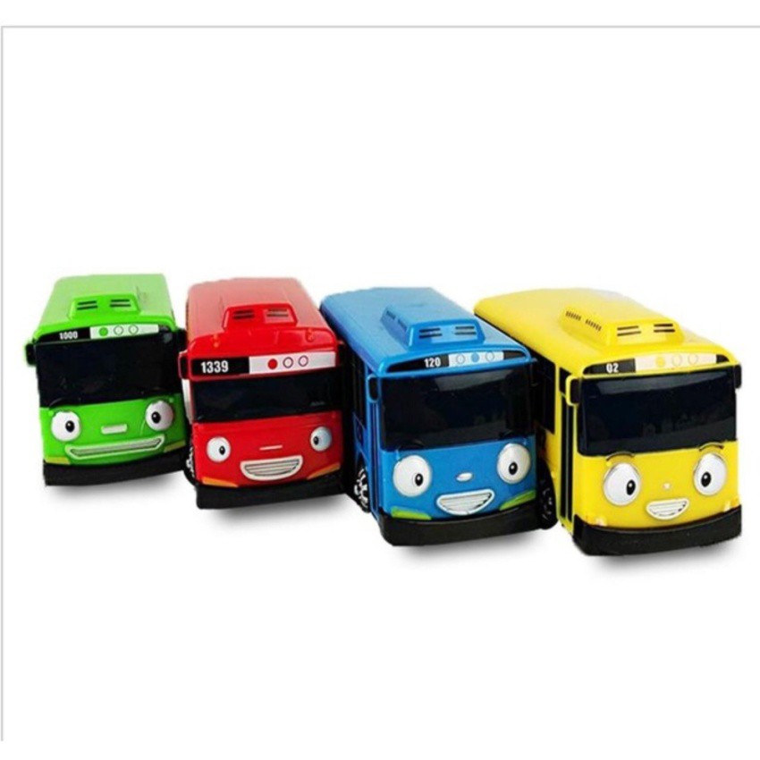 Mainan Anak Tayo The Little Bus Set Isi 4 Pull Back Action