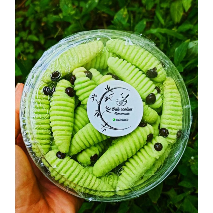 

Kue ulat sagu caterpillar kemasan toples 250 gram / kue lebaran / cookies premium