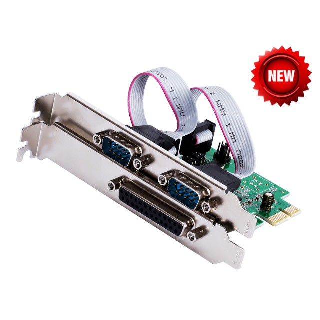 PCI EXPRESS CARD 1LPT + 2SERIAL 9PIN