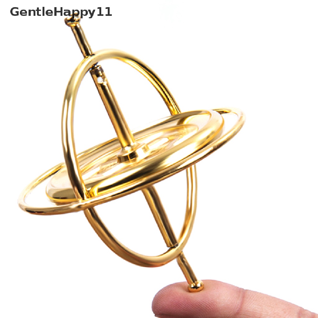 Gentlehappy 1Pc Self-balancing Gyroscope Anti-gravity Dekompresi Mainan Jari Edukasi