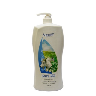 ⭐ Beauty Expert ⭐ SUMMER GOAT'S MILK SHOWER 2L / 500ML Summer Natural Body Shampoo 2L Goat's Milk Sabun Mandi Body Shower