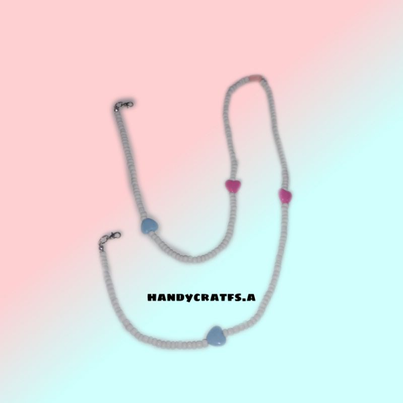 

strapmask akrilik warna putih susu