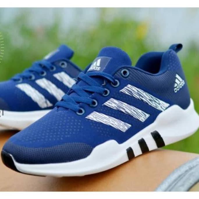 MURAH sepatu pria / Sepatu Kets Adidas Running EQT Biru / sepatu casual