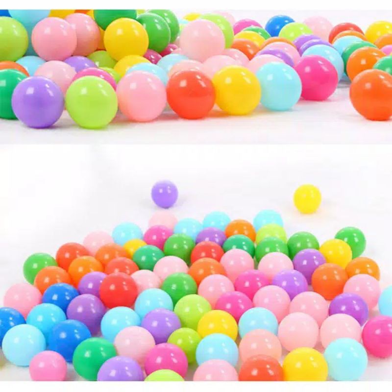 Mainan Anak Mandi Bola WARNA WARNI 1 PCS Kualitas bahan tebal