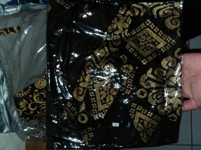 Asifa Batik Hrb026 Kenongo Kemeja Tosca Pendek Pekalongan Padi M L Xl Sogan Tulis Halus Kemeja Batik