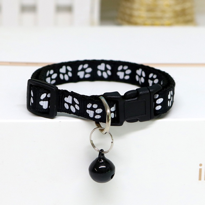 【Ready stock&amp;COD】Ikatan Simpul Kalung Bell Kerah Kucing / Safety Buckle Bell Strap Adjustable Pet Cat Dog Puppy Glossy Reflective Collar fashion murah modis