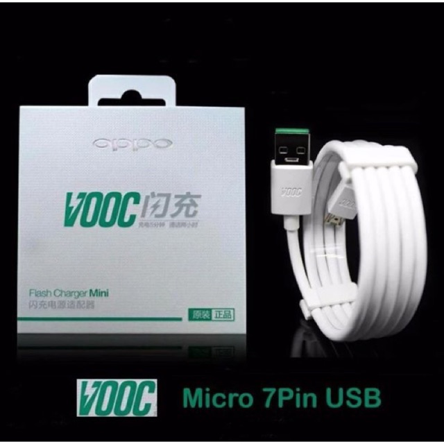 Kabel data cable usb VOOC Oppo fast charging usb original Micro