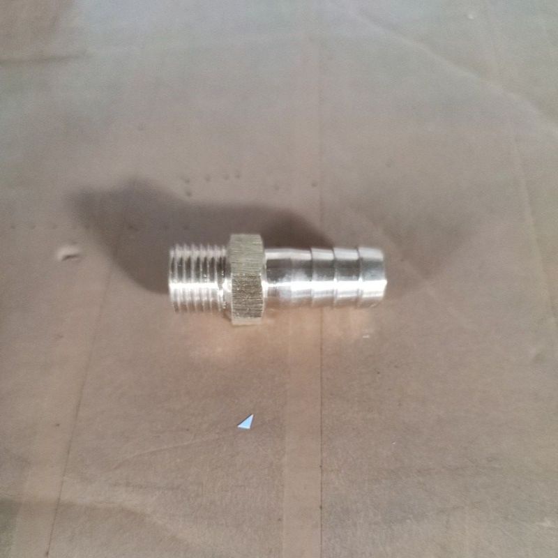 nepel selang selang kompor gas drat seperempat 1/4 inchi