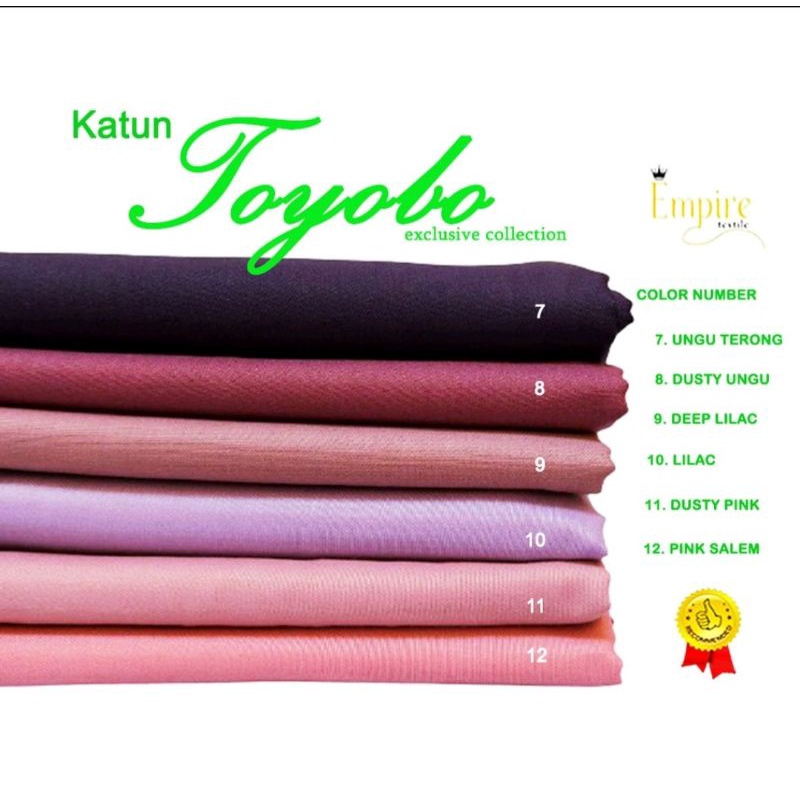 KAIN TOYOBO ROYAL MIX HARGA PER ROL