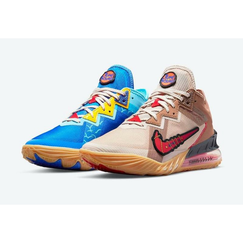 Sepatu Basket Nike Lebron 18 Low X Space Jam Wild E Road Runner Original