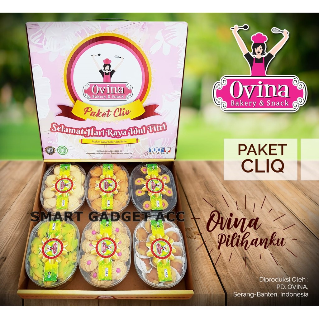 

Ovina Paket Clio Parcel Kue Lebaran isi Kue Kering