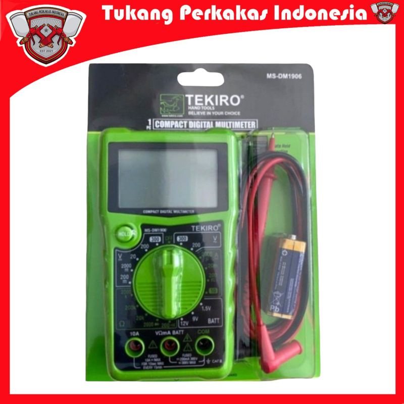 TEKIRO COMPACK MULTI TESTER/MULTI TESTER DIGITAL MS DM 1906