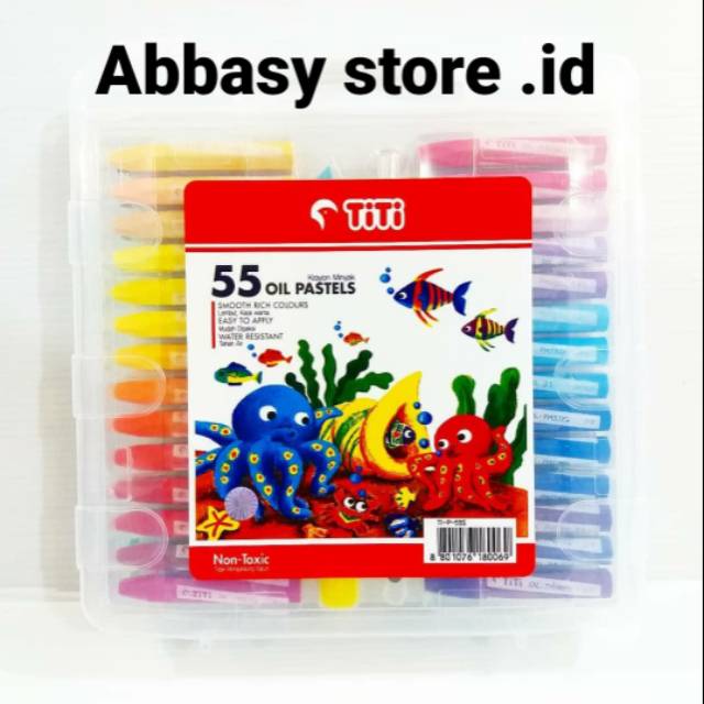 

TITI CRAYON OIL PASTELS 55 WARNA