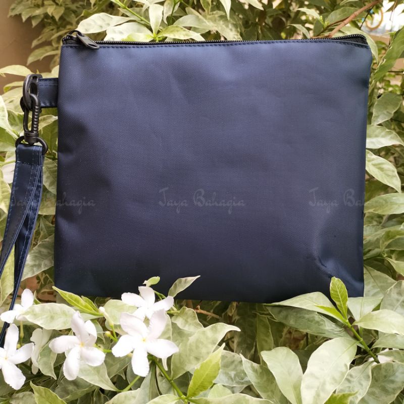 Handbag Satin Waterproof Murah Clutch Pria Wanita Muat Dompet Panjang