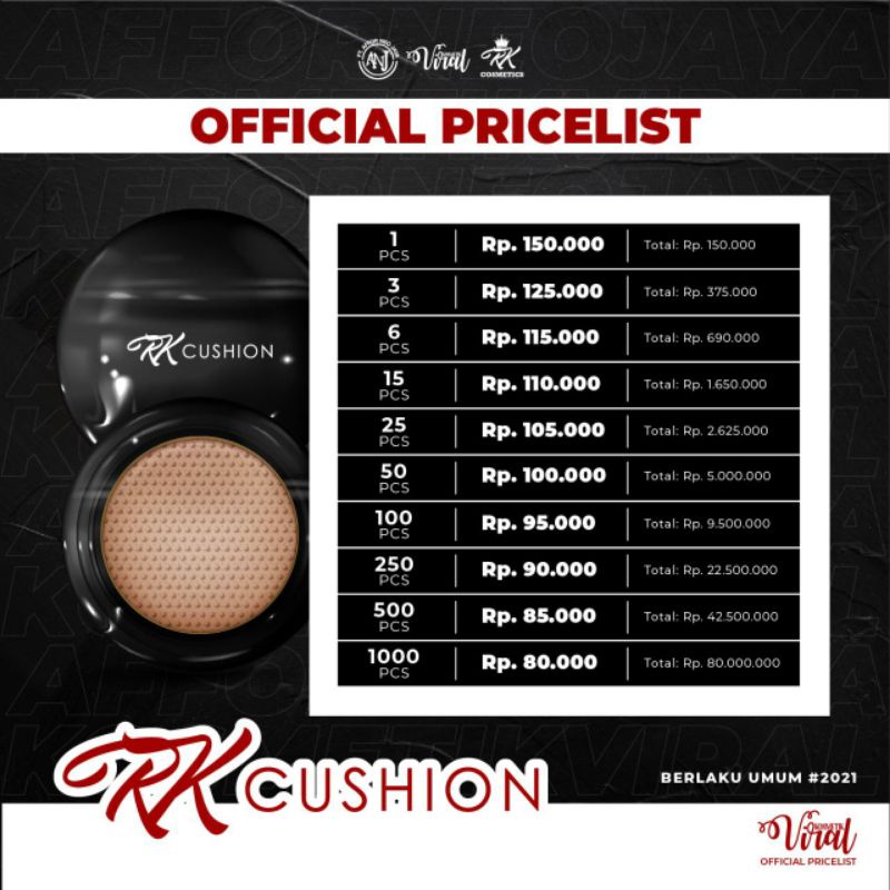 RK CUSHION KOSMETIK VIRAL