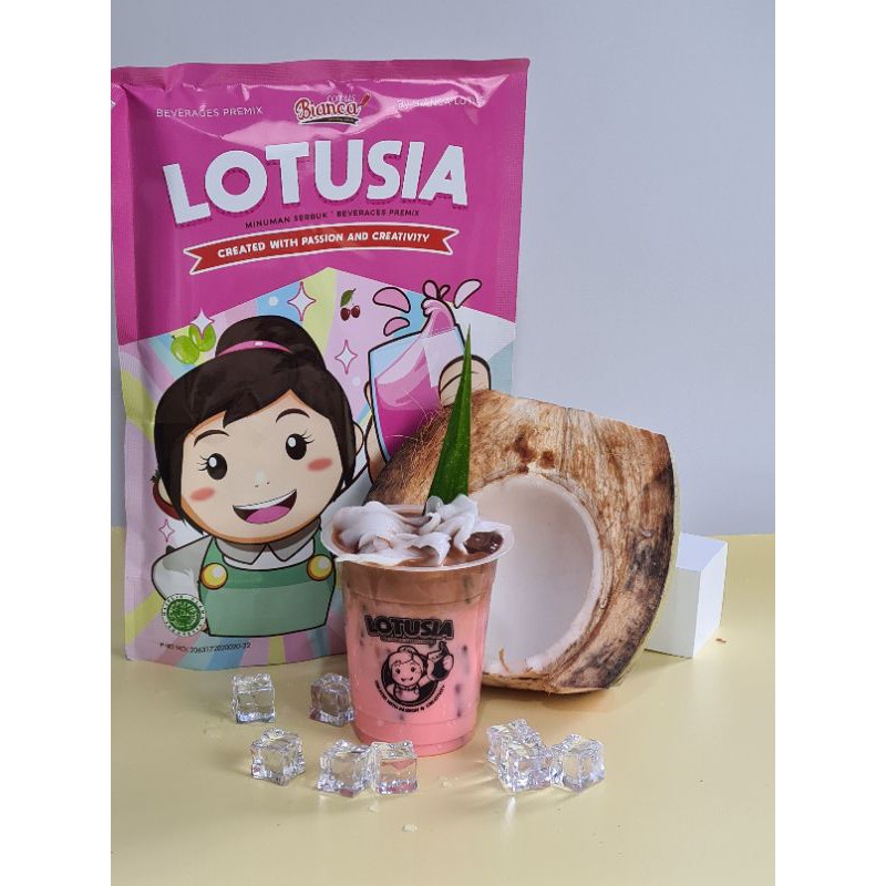 1 kg Lotusia KopyorGer Drink Premix (minuman serbuk rasa kopyor)