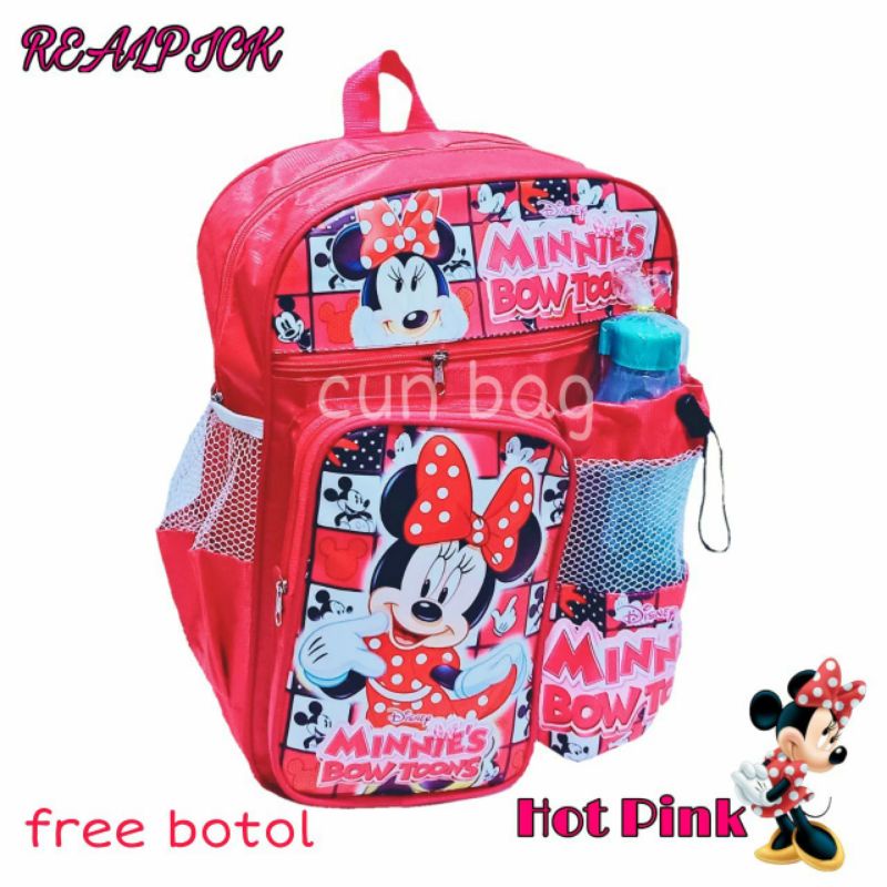 ( BISA COD ) PAKET HEMAT 2IN1 TAS RANSEL ANAK PEREMPUAN TERBARU 2021/ RANSEL SEKOLAH TK/SD