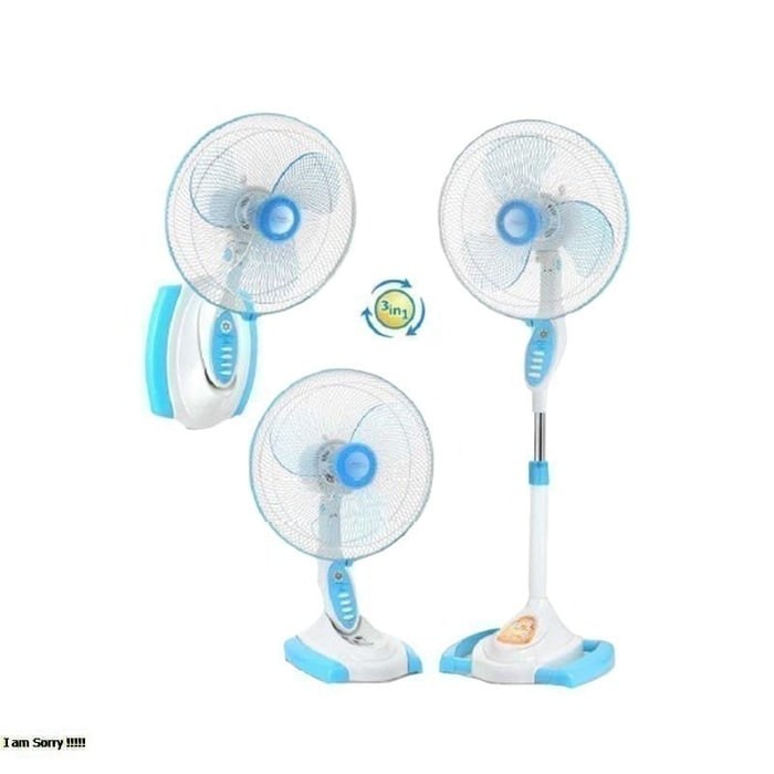 KIPAS ANGIN MASPION F-1624S STAND DESK WALL FAN 16 INCH PLASTIK MEJA DINDING LANTAI 1624 S