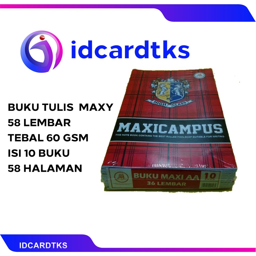 

BUKU TULIS MAXY CAMPUS 50 LEMBAR