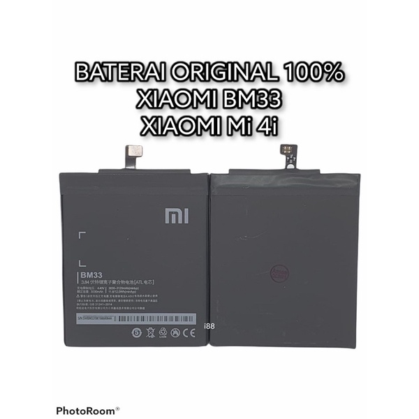 xiaomi Mi 4i baterai original xiaomi BM-33 baterai xiaomi Mi4C
