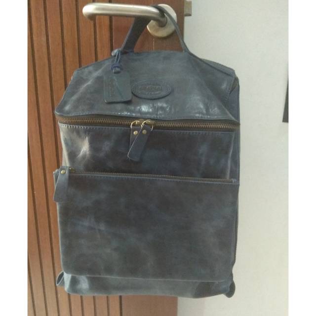 Tas Ransel Abekani BP005 BP005L Large Navy Crack