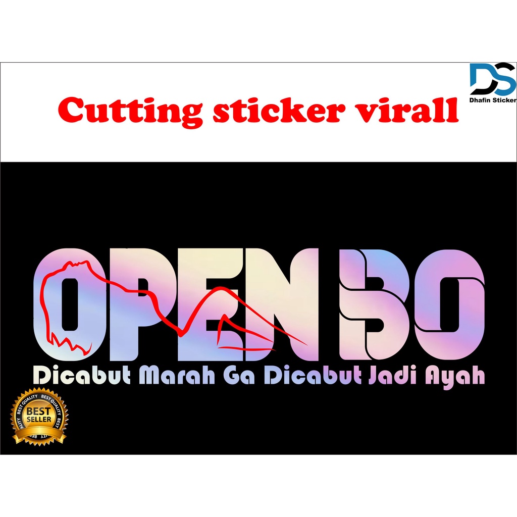 Terbaruu open bo sticker viral / terbaruu open bo setiker virall