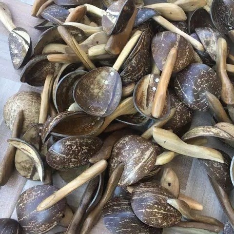 Centong Nasi Batok Kelapa / Centong Nasi Tempurung Kelapa / Centong Nasi