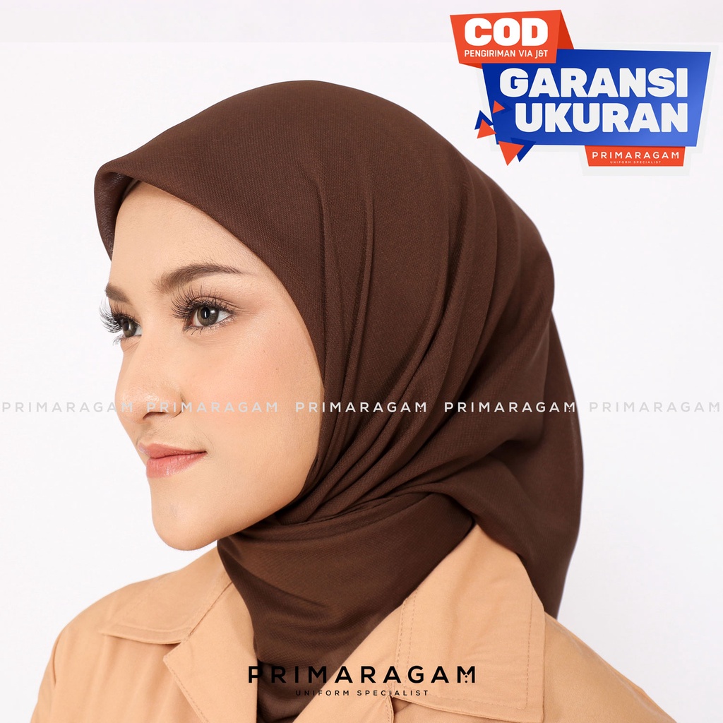 Kerudung Polos Hijab Segi Empat Polos Bella Square