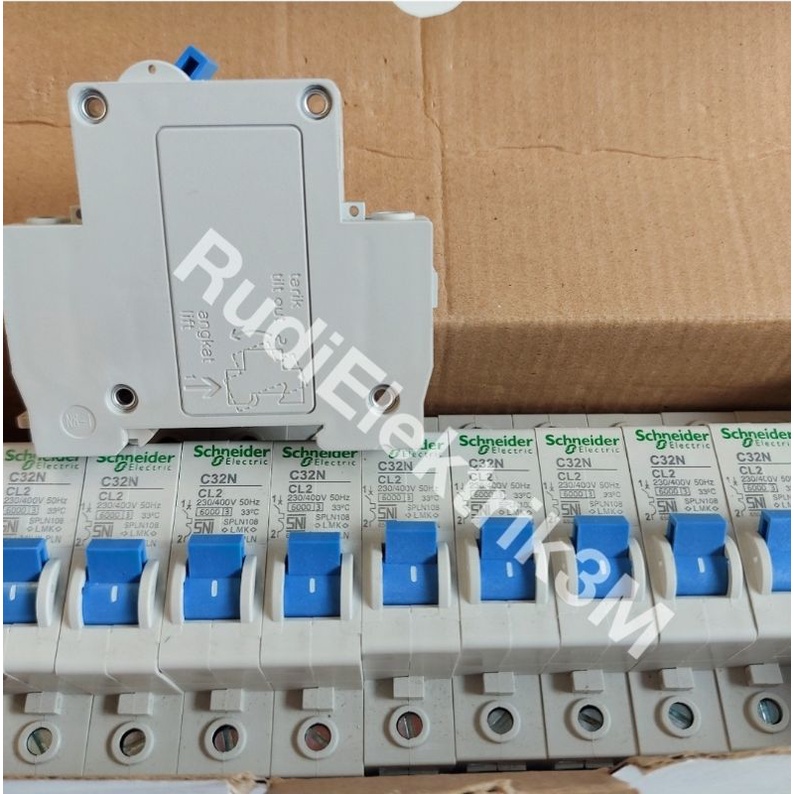 MCB 2A SCHNEIDER 1PHASE BIRU ORIGINAL PLN