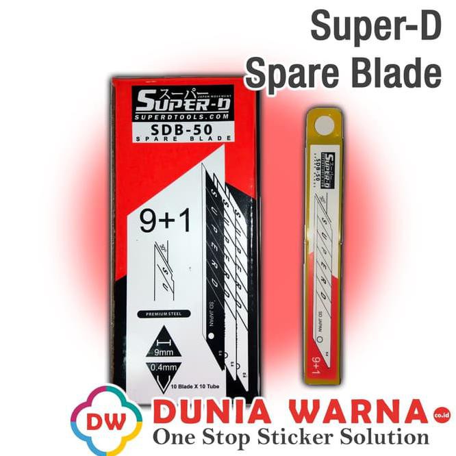 

Bestseller! Super-D Japan Sdb-50 Cutter Spare Blade Isi Kater Tajam Runcing Tube *