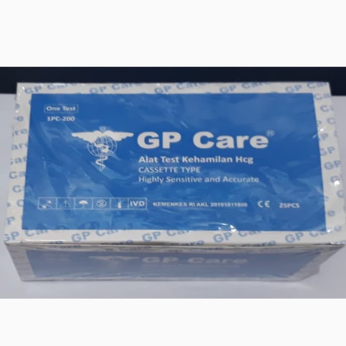 HCG Tetes GP Care. Alat Test Kehamilan. HCG Cassette. Tespek. Test Pack k Hcg GpCare Alat Test Hamil