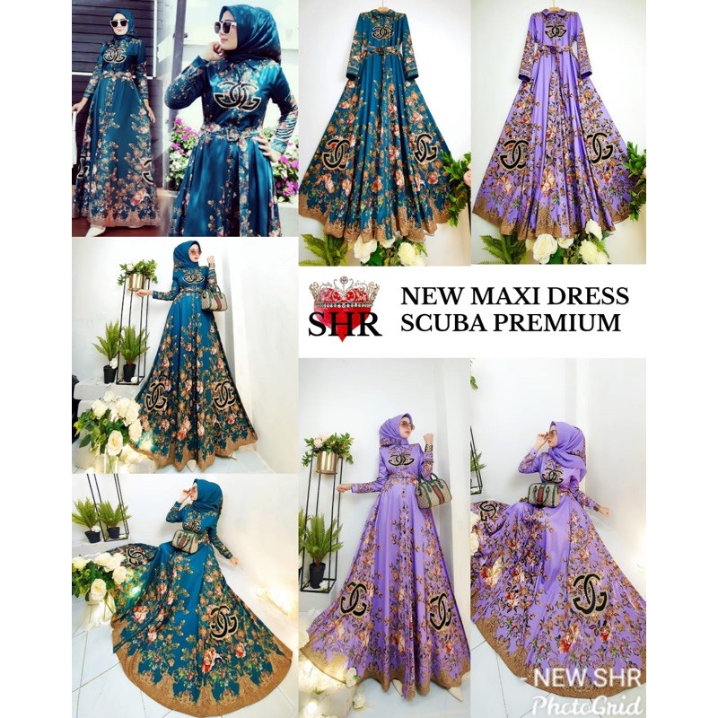 (BELI 2 LEBIH MURAH) NEW MAXIDRESS | GAMIS FLOWY 100% ORI SHR