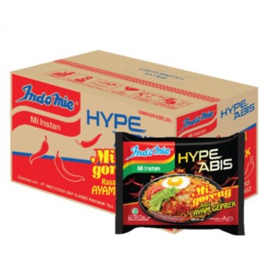 

1 Dus isi 40 Pcs - Indomie Goreng Rasa Ayam Pop