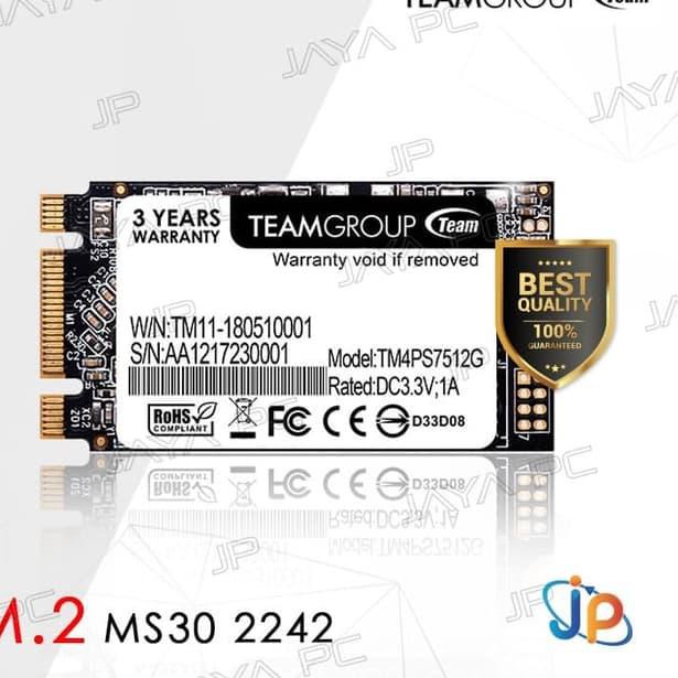 ➞ Team SSD MS30 Msata M.2 2242 512GB Team 512 GB M2 Sata TM4PS7512G0C101  motif terkini ヽ.
