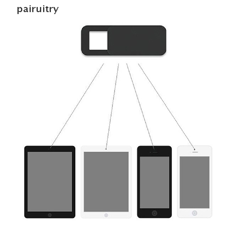 Stiker Cover Lensa Kamera WebCam Bahan Plastik Untuk IPhone PC Laptop PRT