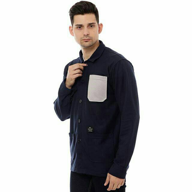 JAVAJONES Worker Jaket Smith Navy | Outer Pria Wanita