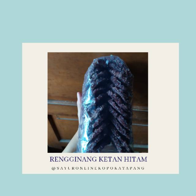 

Rengginang ketan hitam