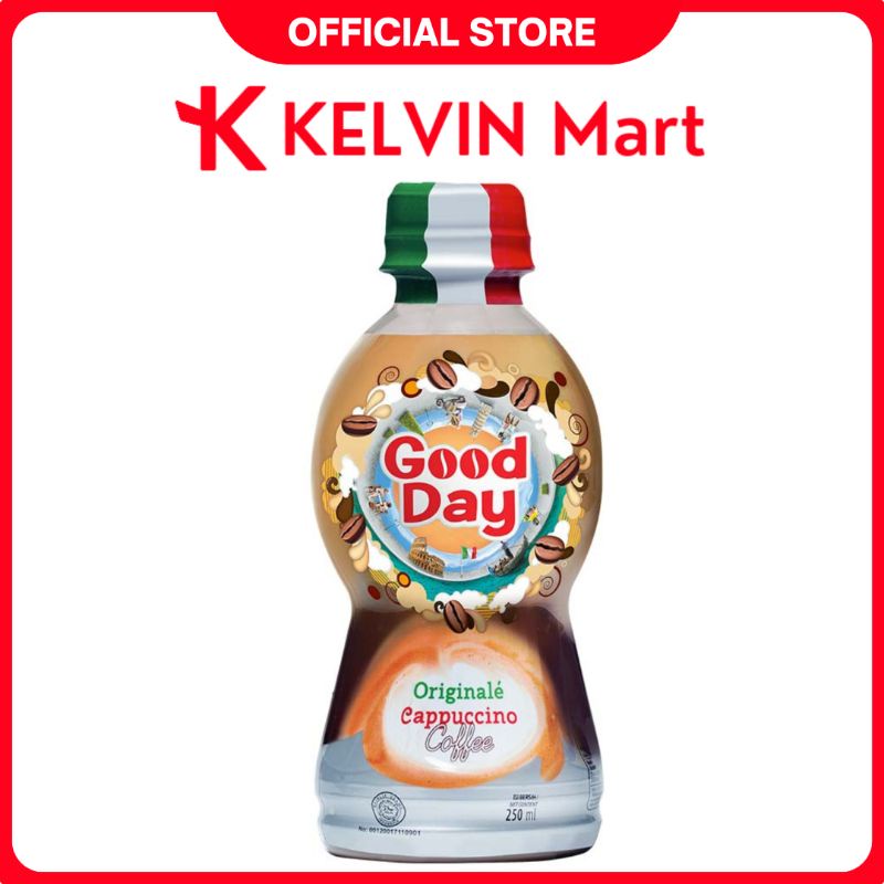 

Coffee Good Day Originale Cappuccino Kopi btl 250mL | KELVIN Mart