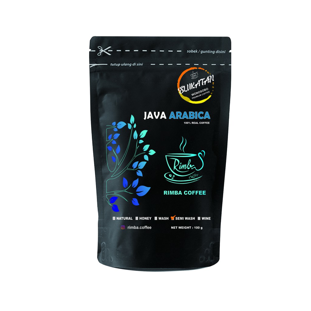 

Kopi Arabica Wonosobo Slukatan semiwash 100gr