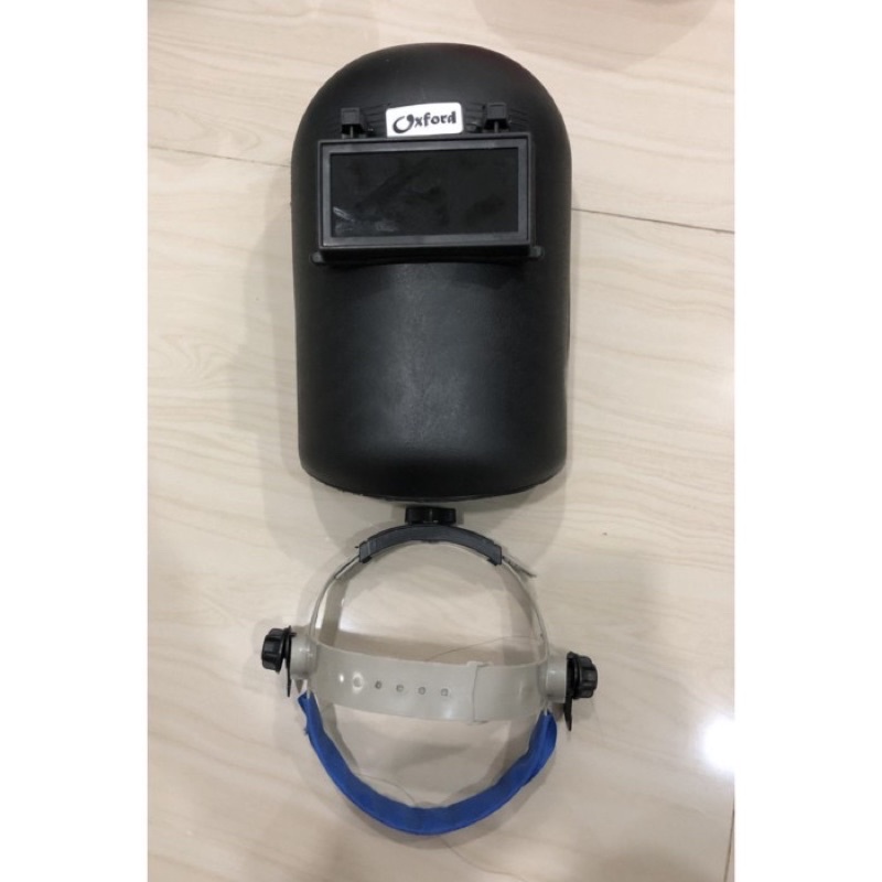 Topeng las listrik topi kedok las kap las ikat cap las welding mask Topi las penjaga Face protector 