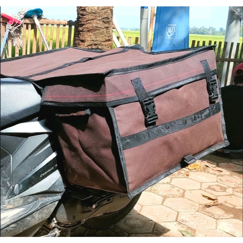 TAHAN PANAS, ANTI AIR, BAGASI MOTOR, TAS KANDEK, TAS KURIR, TAS POS, BRONJONG, BAHAN CANVAS BIMA, ANTI AIR, TAHAN PANAS